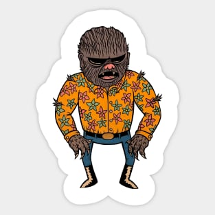 Party Werewolf Sticker